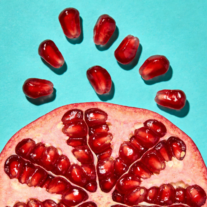 石榴籽的排列艺术图片