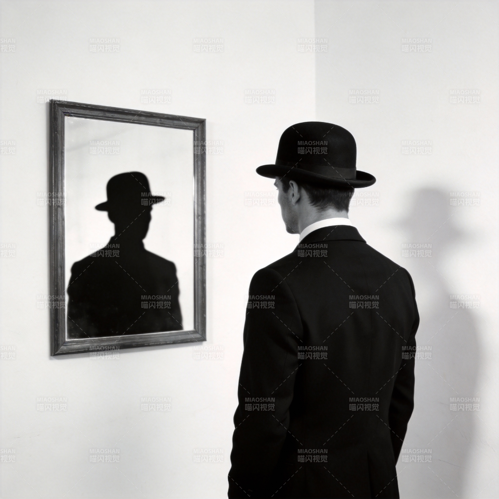 镜中影 人影相随图片