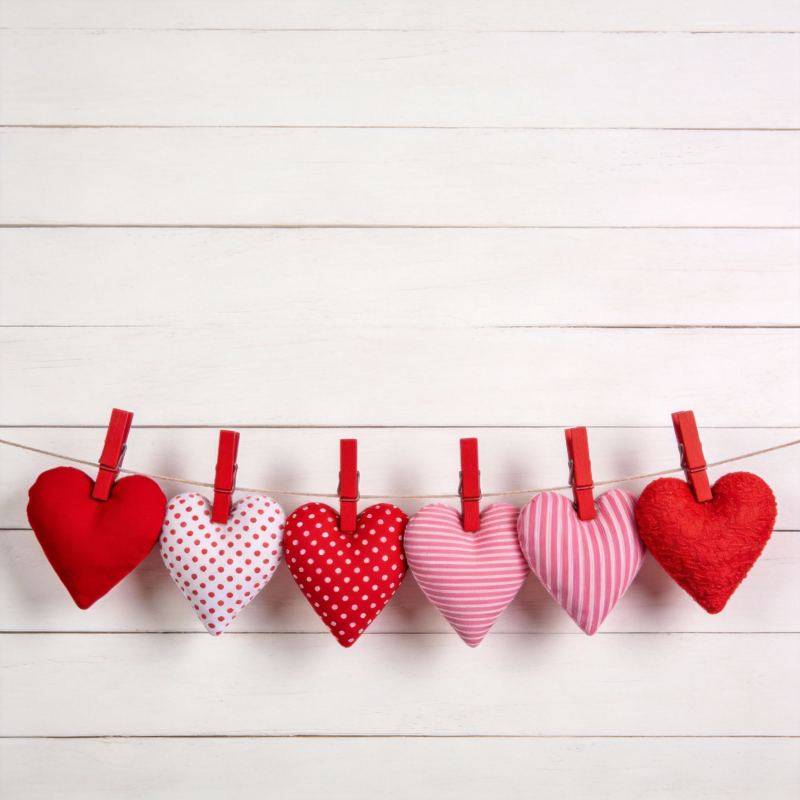 爱心串串挂饰图片