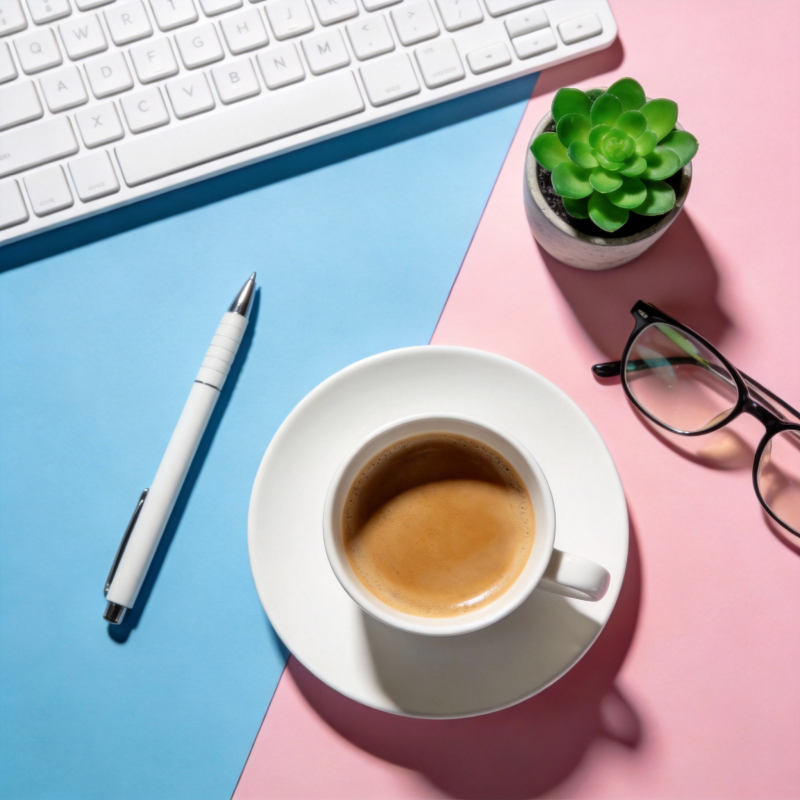 咖啡时光 办公一角图片