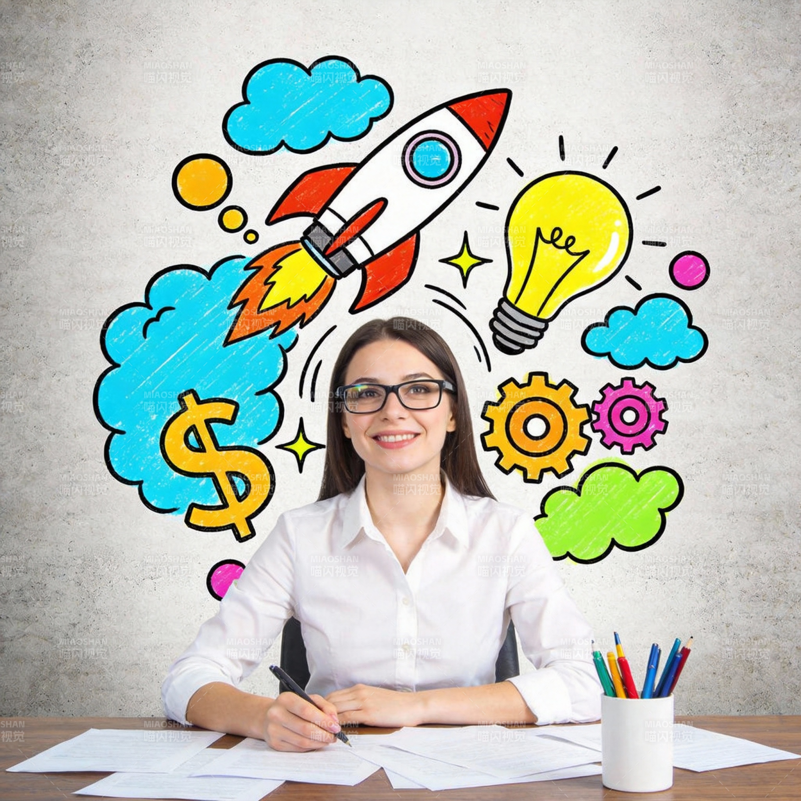 创意启航 梦想成真图片