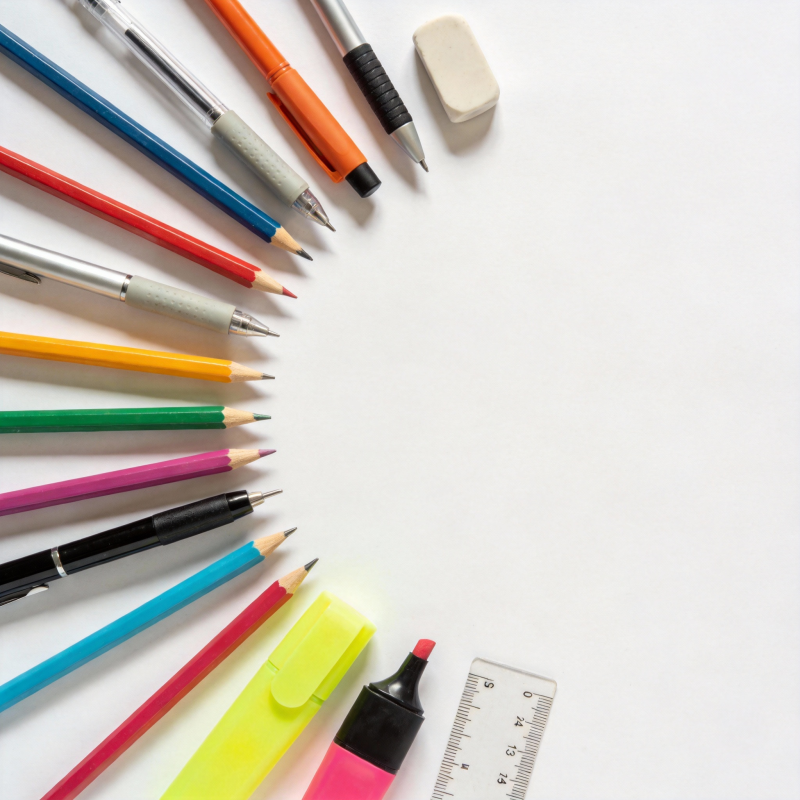 文具创意排列图片