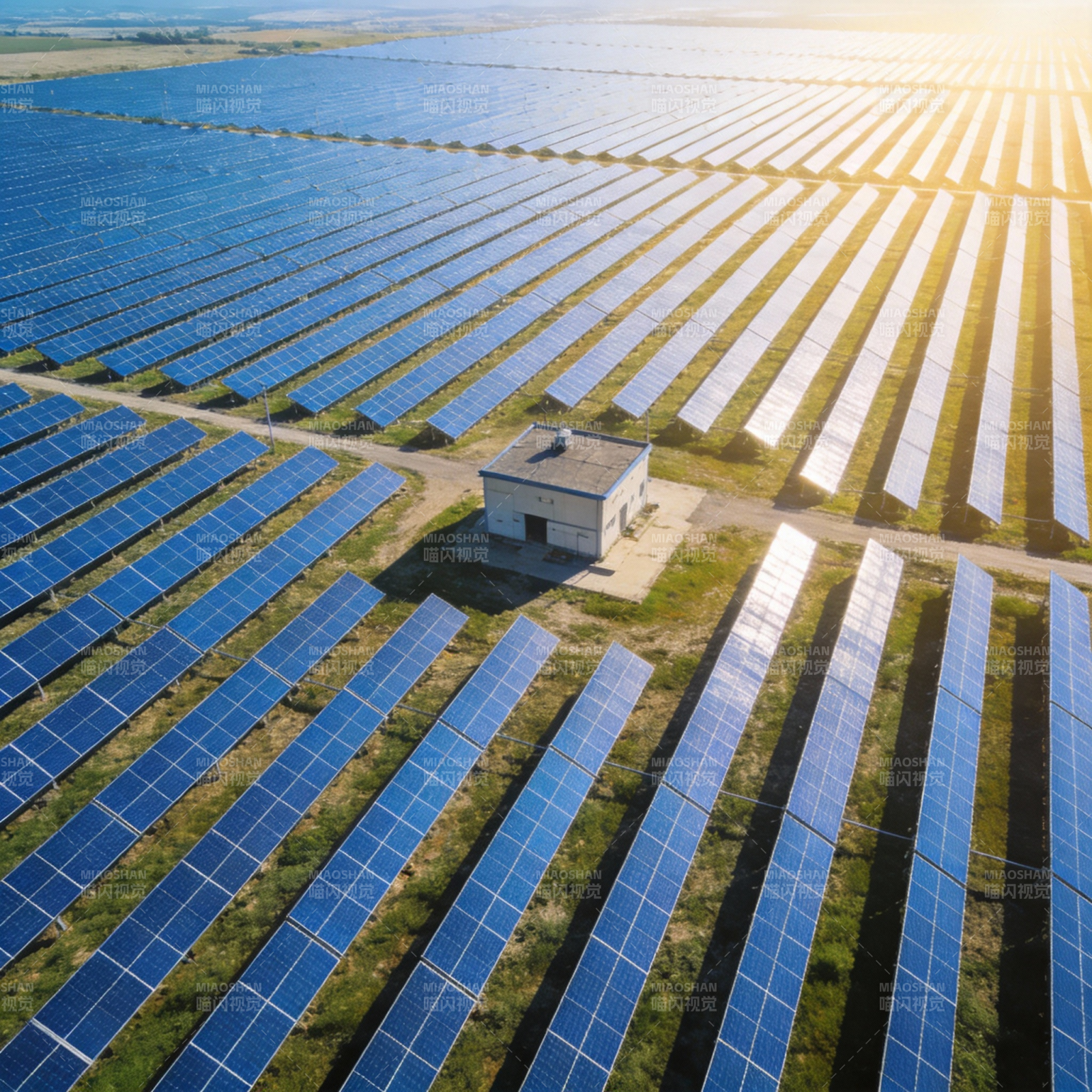光伏电站航拍图片
