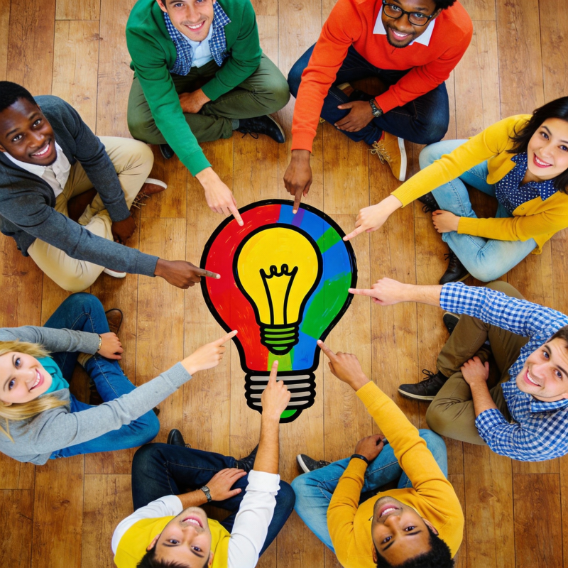 团队共创灵感图片