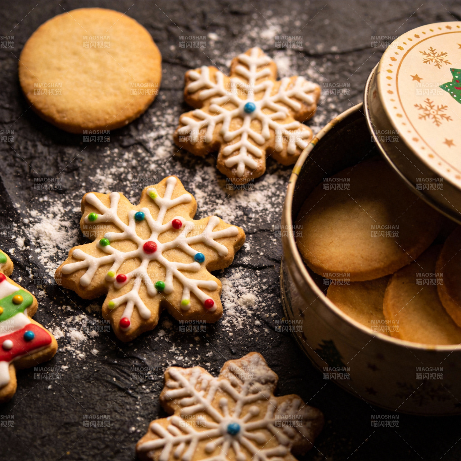 圣诞饼干礼盒图片