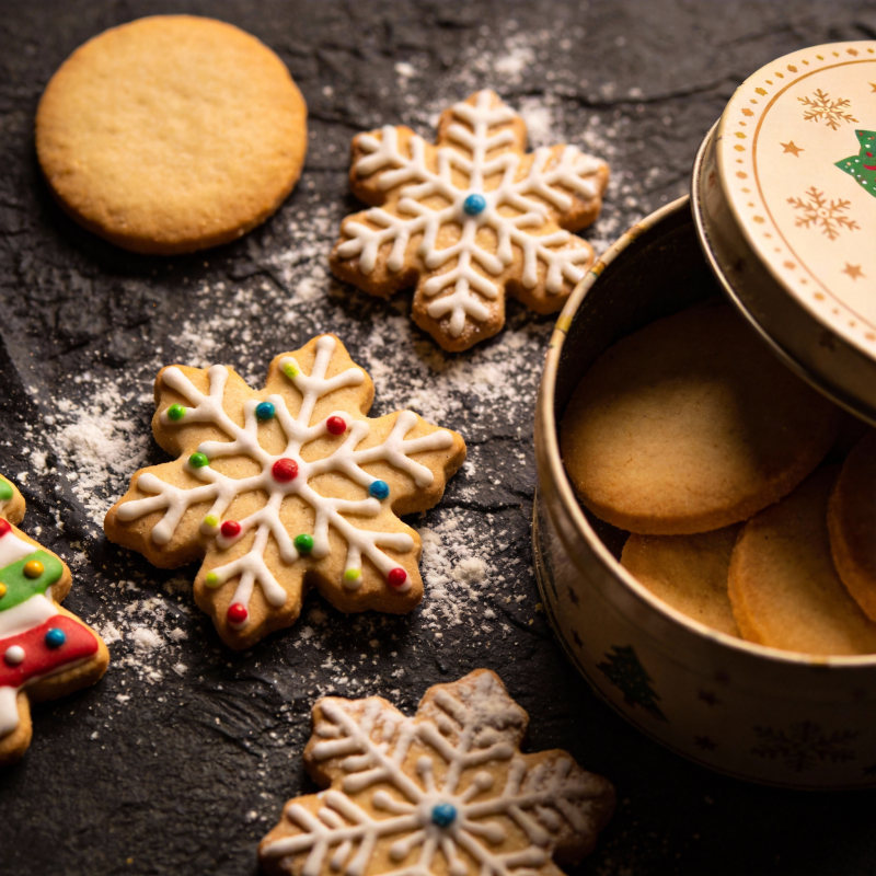 圣诞饼干礼盒图片