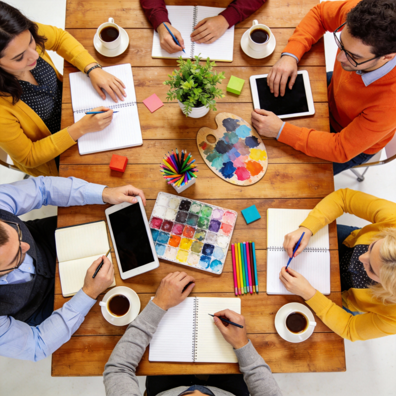 团队创意协作图片