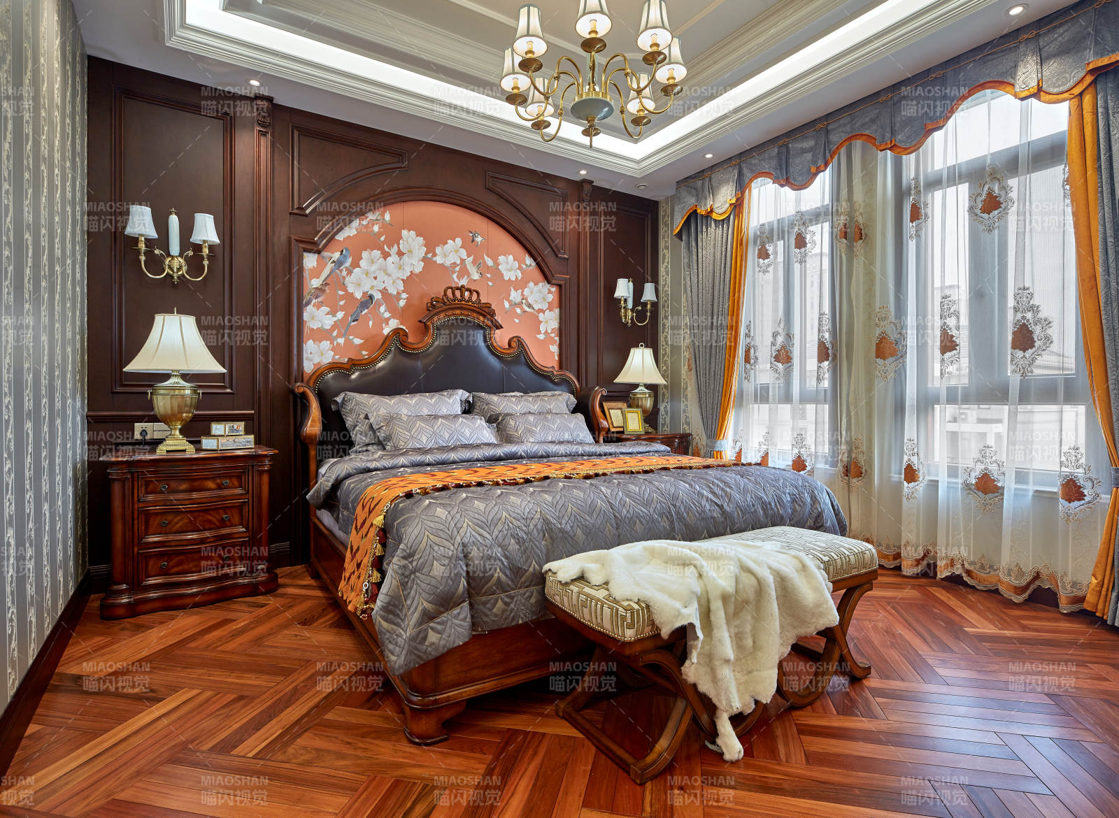 豪华卧室典雅设计图片