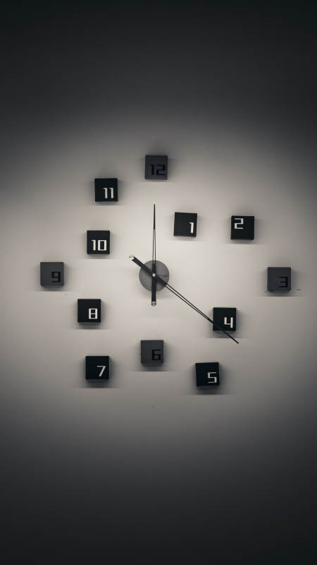 简约时钟设计图片
