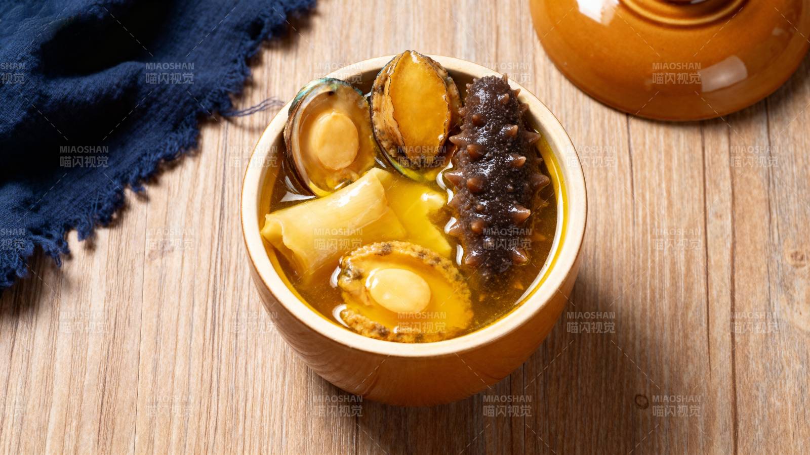 鲍鱼海参汤图片