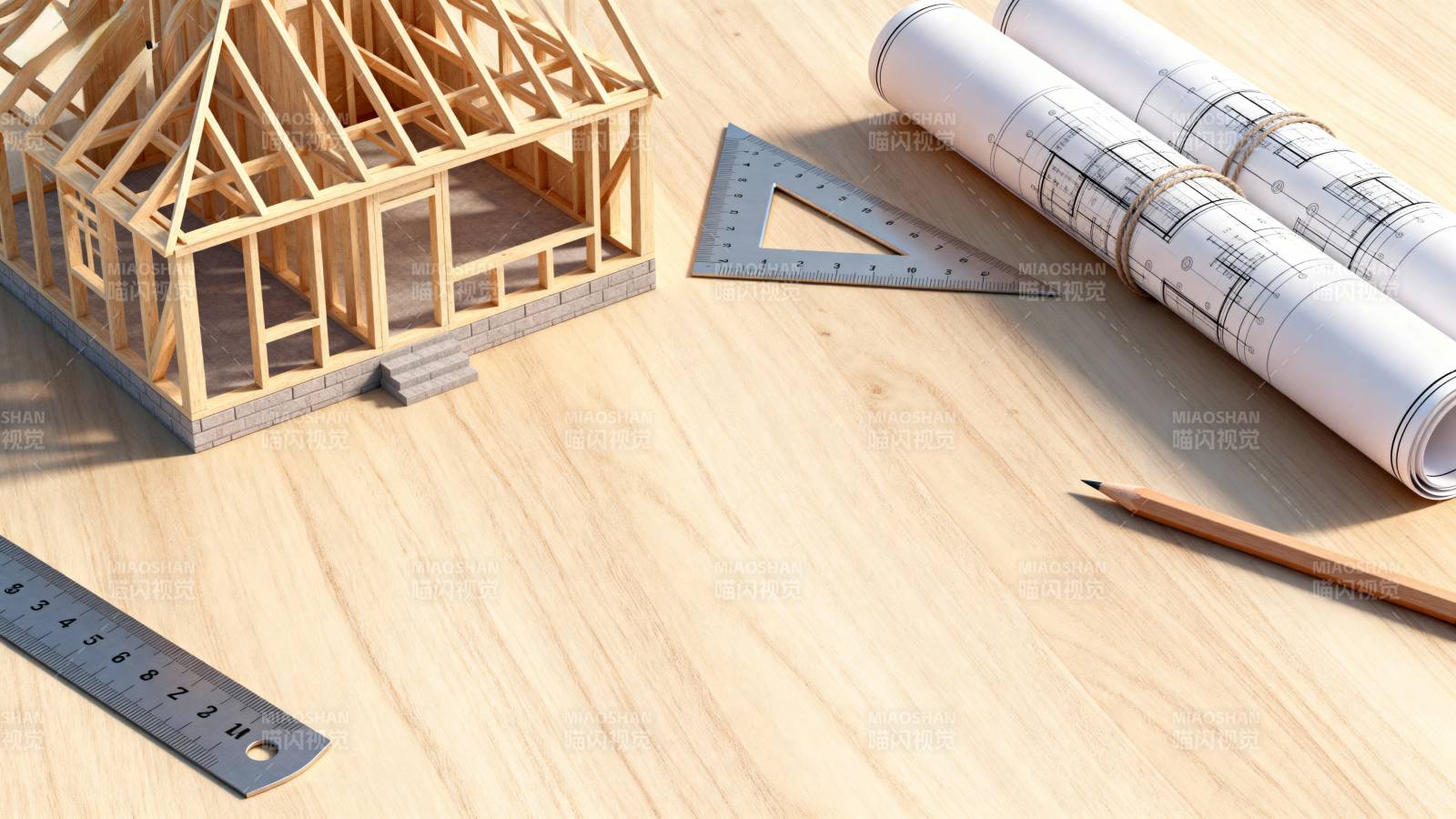 建筑模型与图纸图片