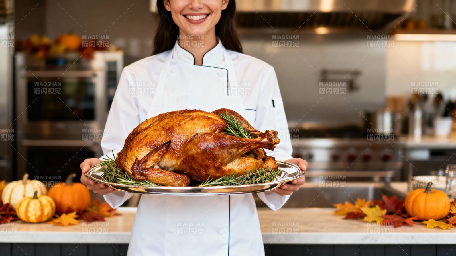 美味烤火鸡图片