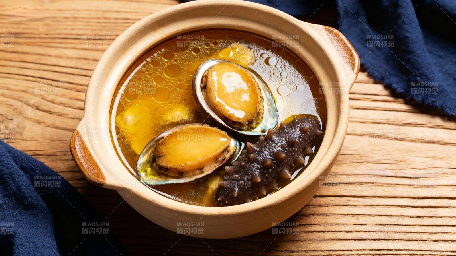 鲍鱼海参汤图片