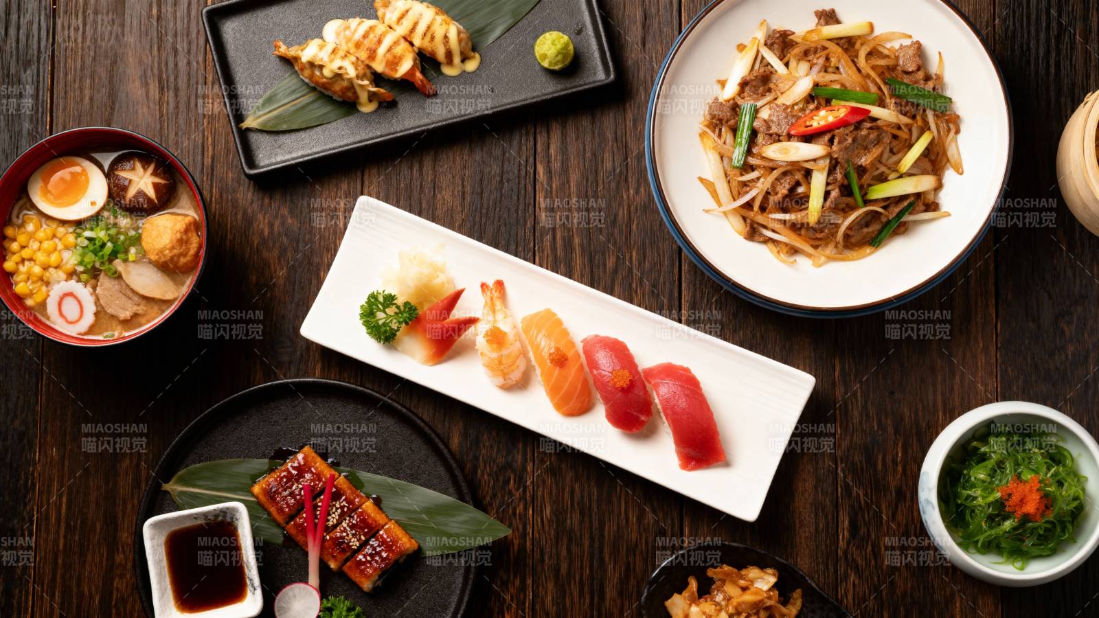 日式美食盛宴图片