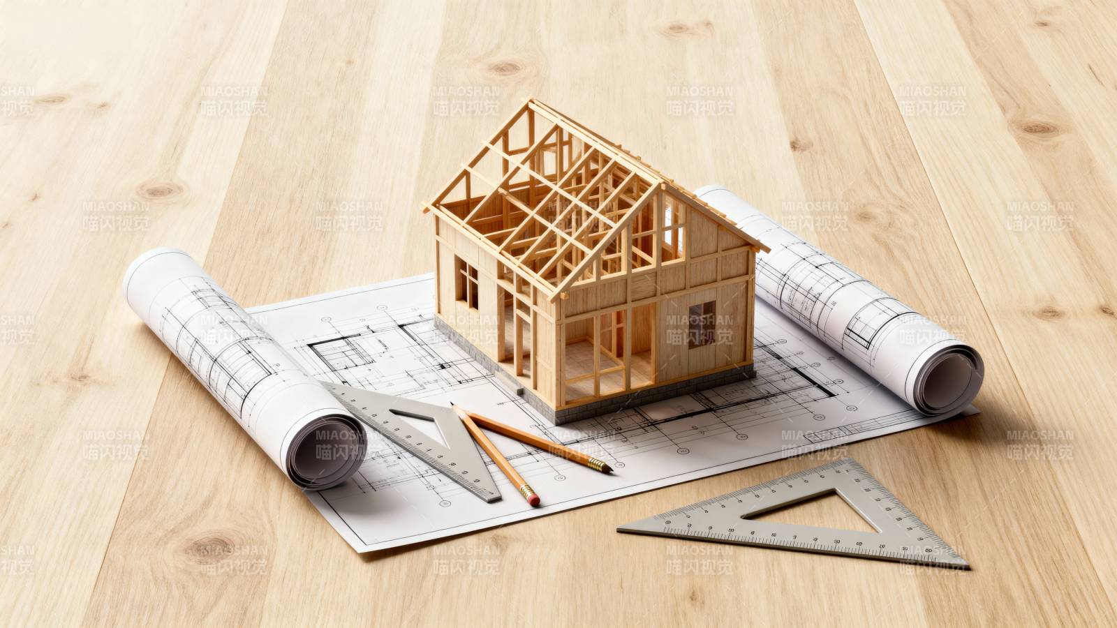 建筑模型与图纸图片