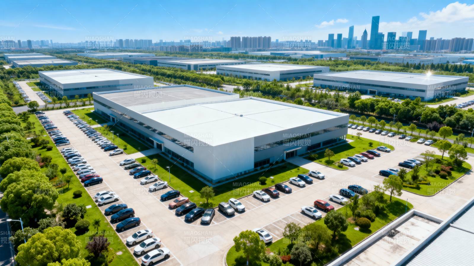 现代化工业园区图片