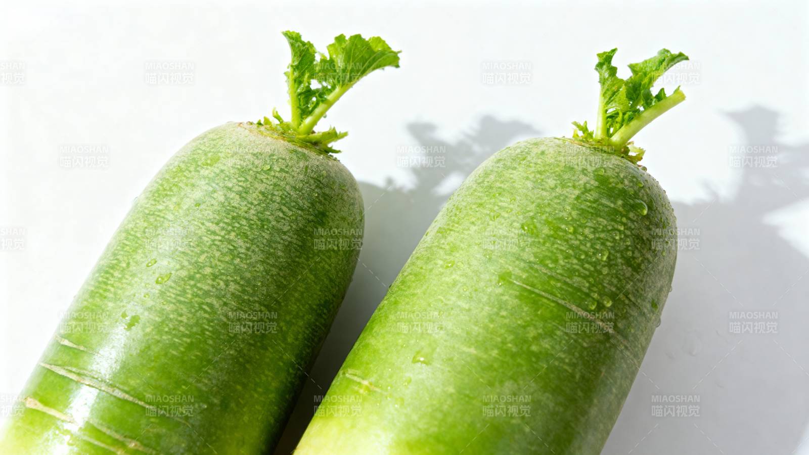 新鲜绿萝卜图片
