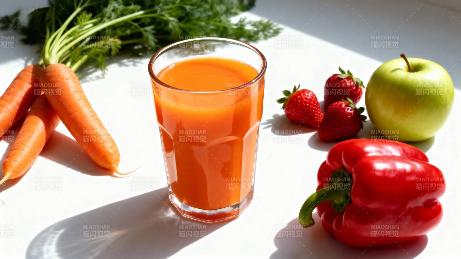 新鲜果蔬汁图片