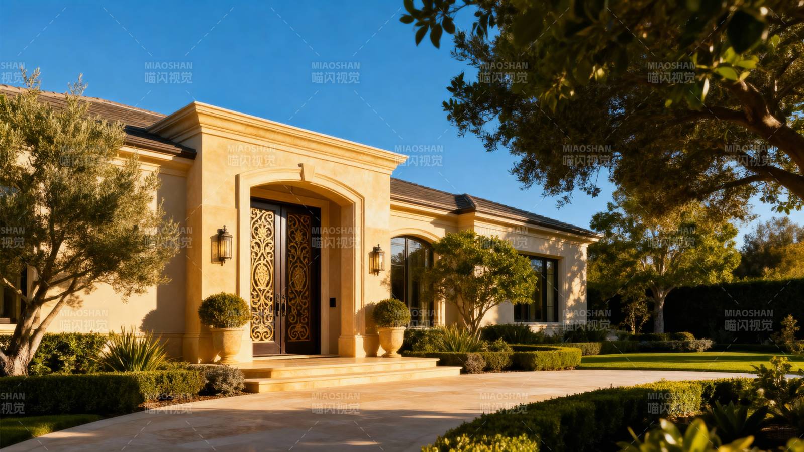 豪华别墅入口图片