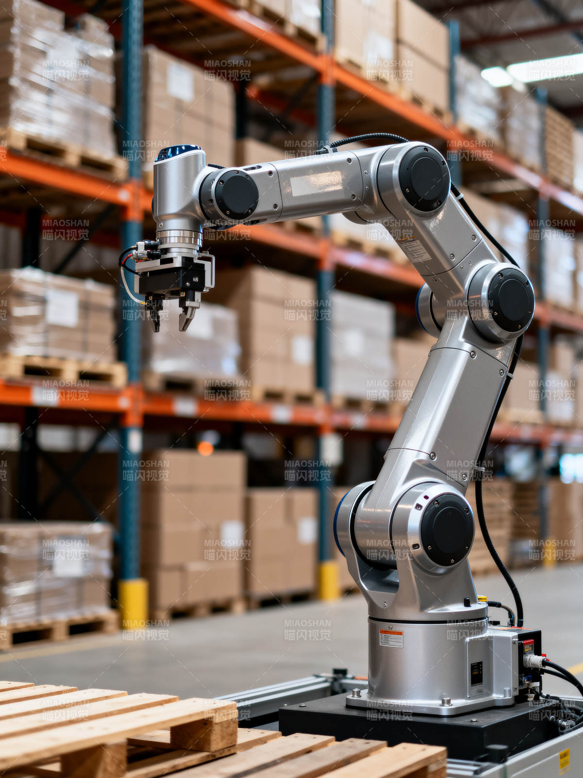 智能仓储机械臂图片