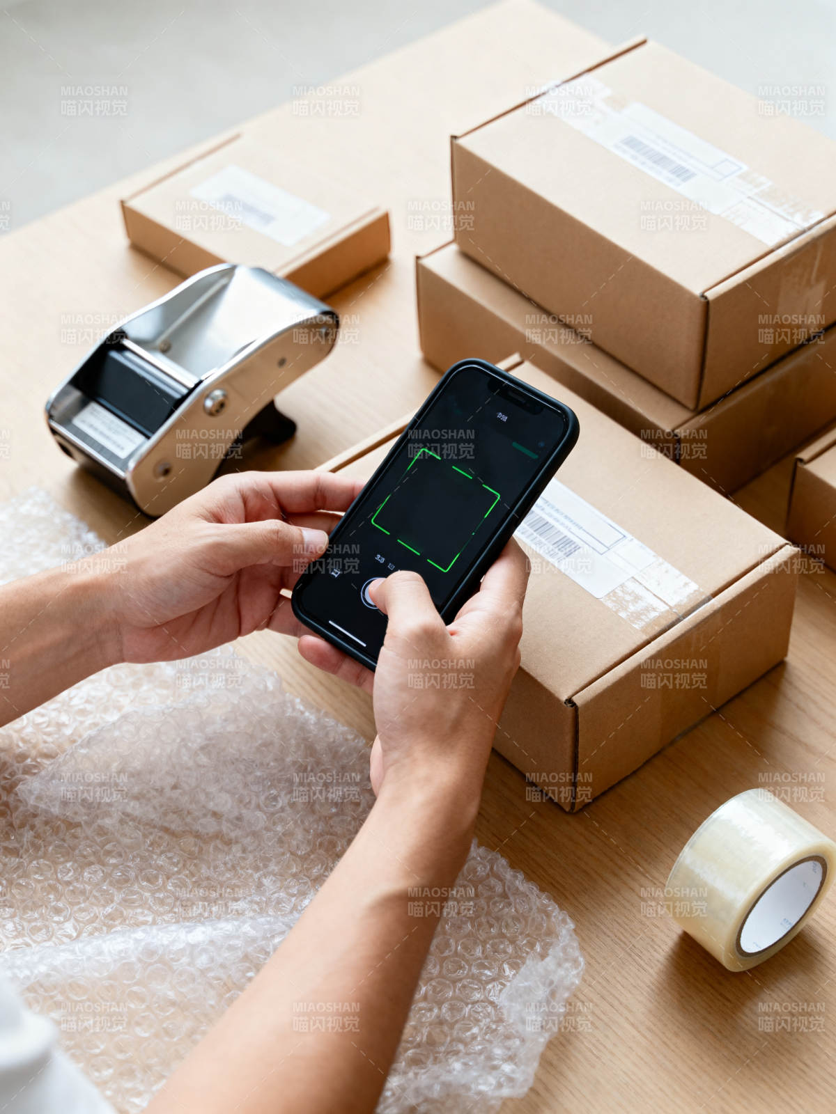 扫码发货准备中图片