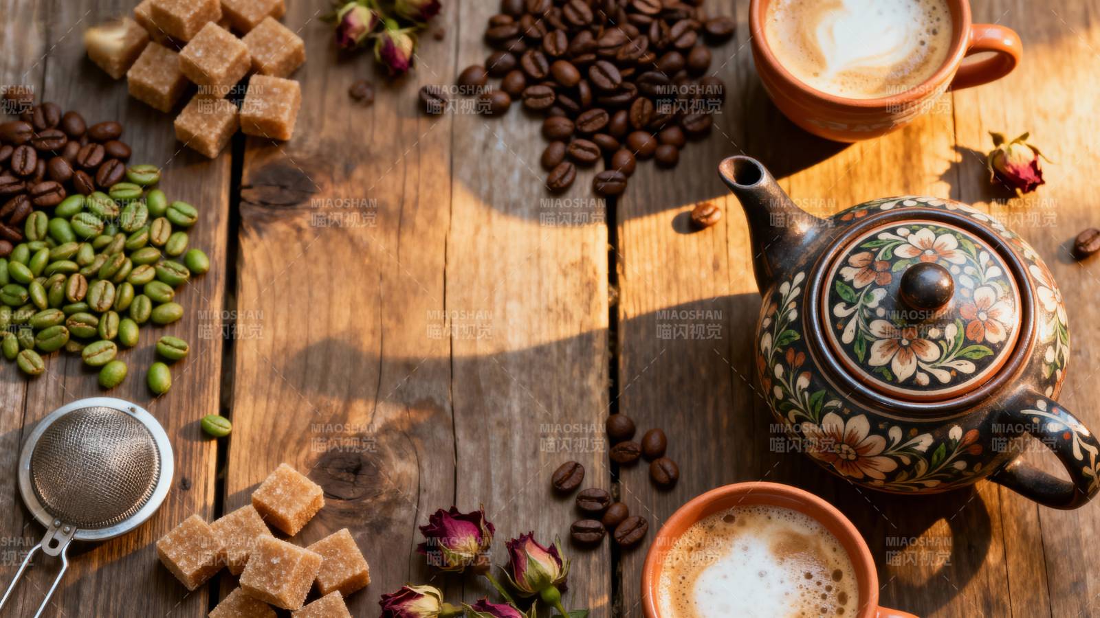 咖啡与茶的时光图片