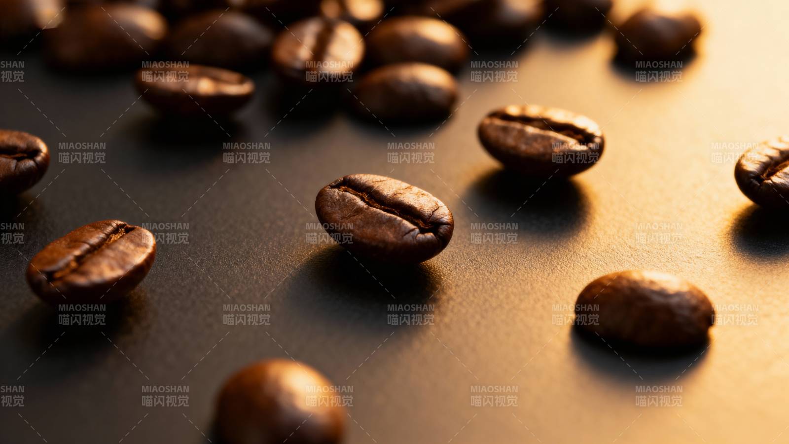 咖啡豆特写图片