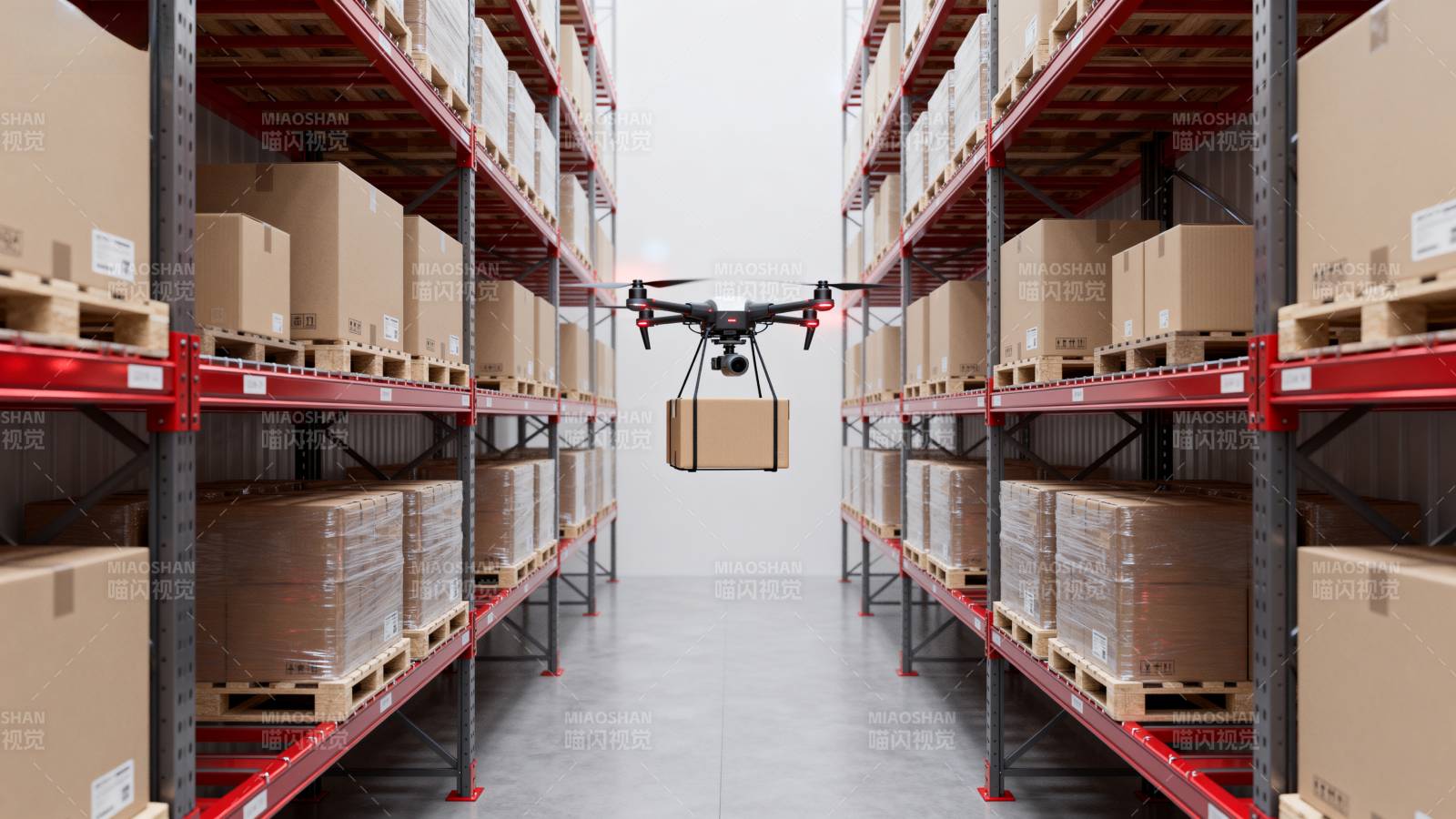 无人机仓库搬运图片