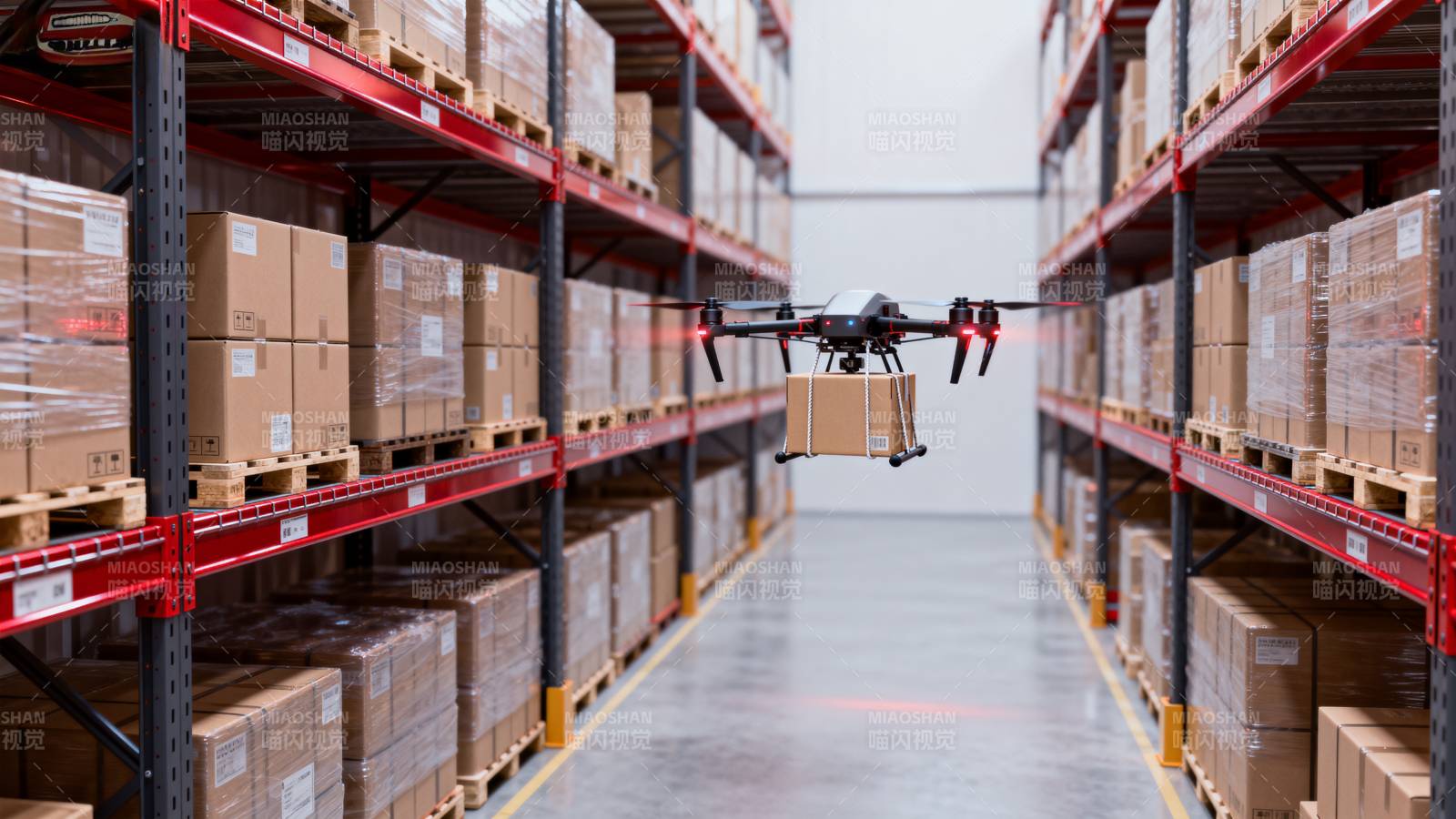 无人机仓库搬运图片