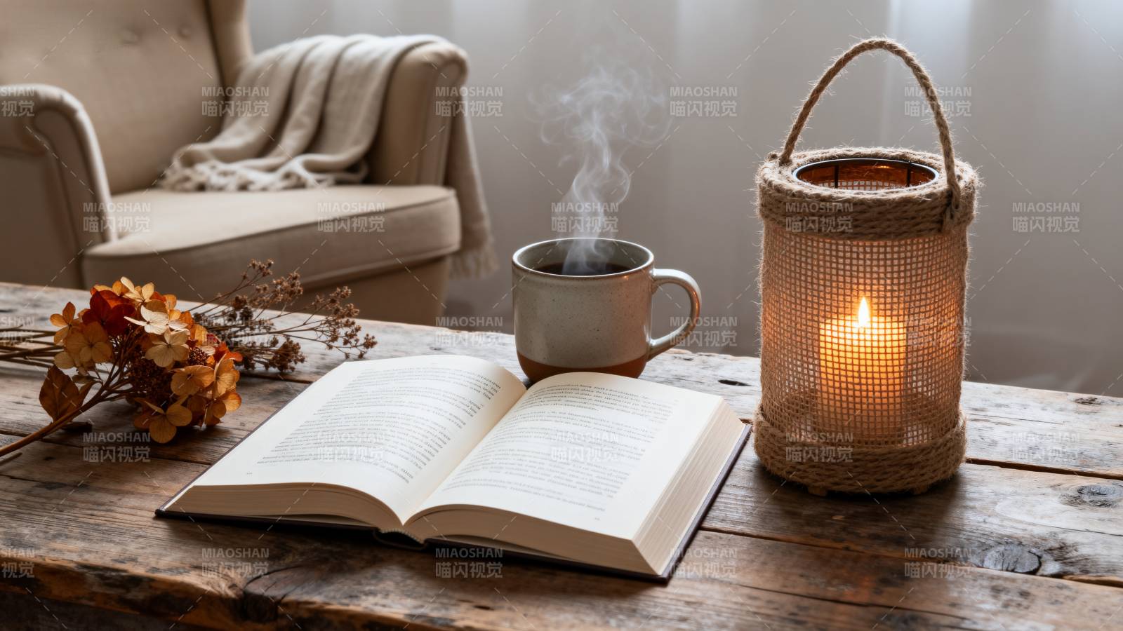 静谧阅读时光图片