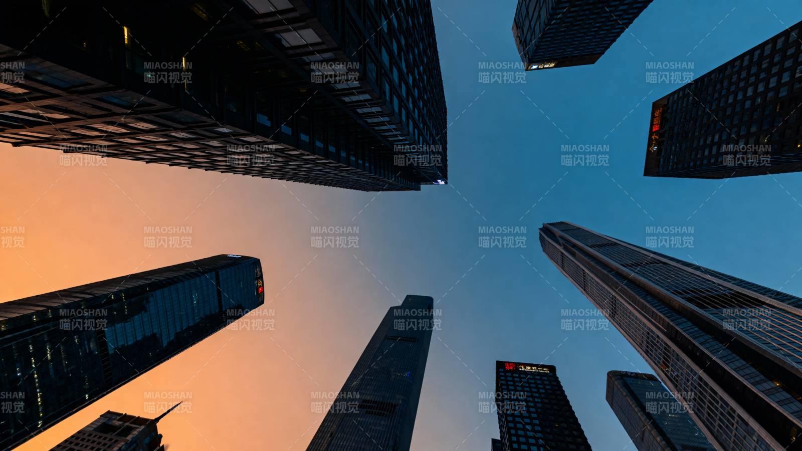 都市天际线图片