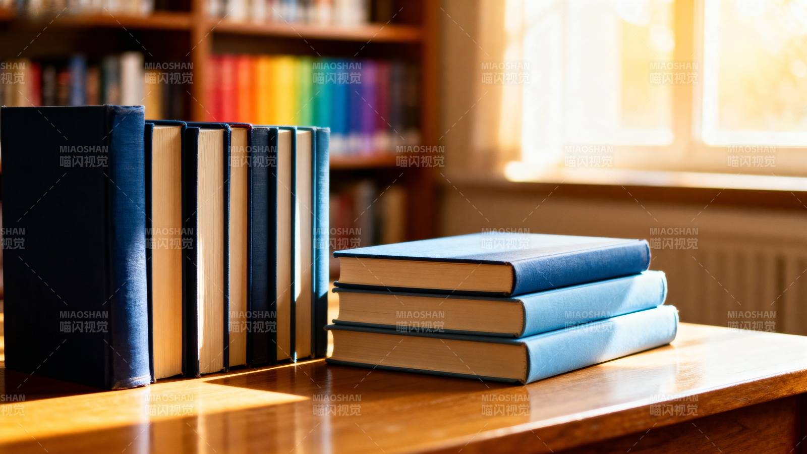 书桌上的静谧时光图片