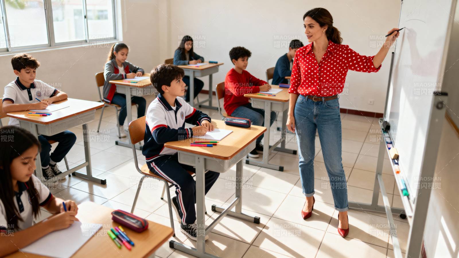 课堂授课场景图片
