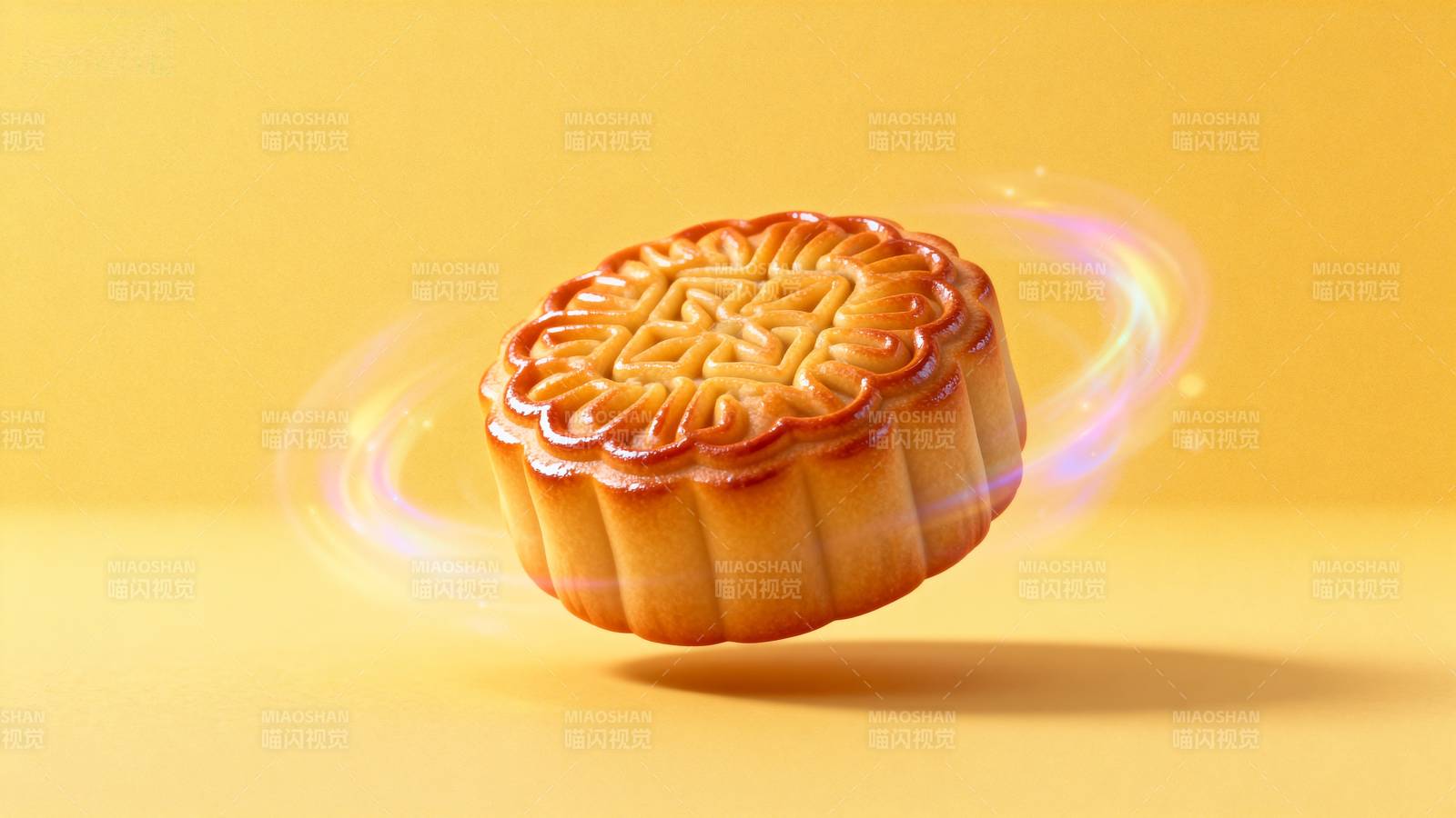 月饼悬浮奇观图片