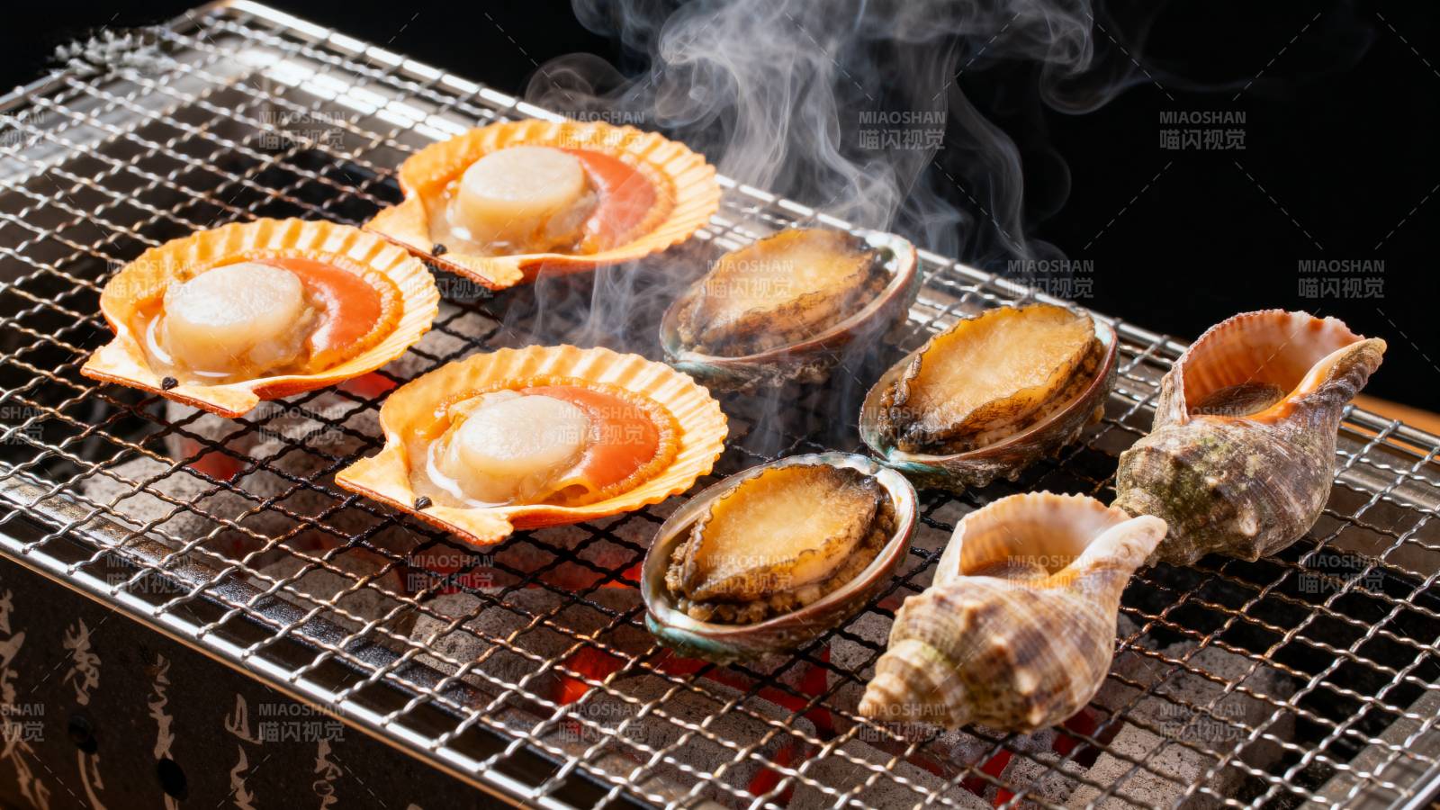 烤海鲜 香气四溢图片