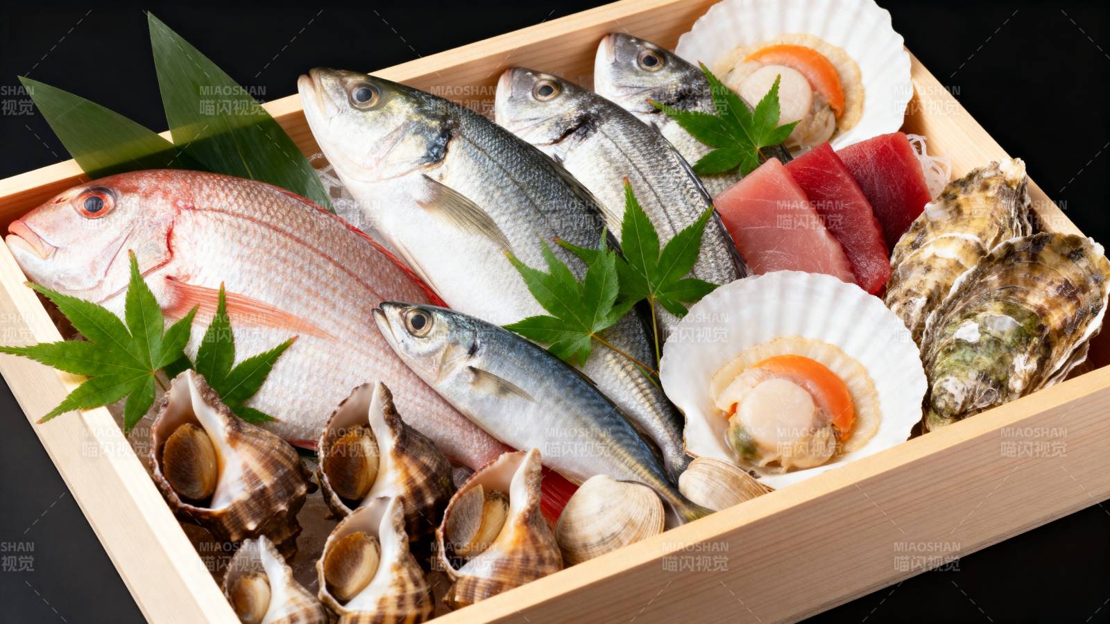 新鲜海鲜拼盘图片