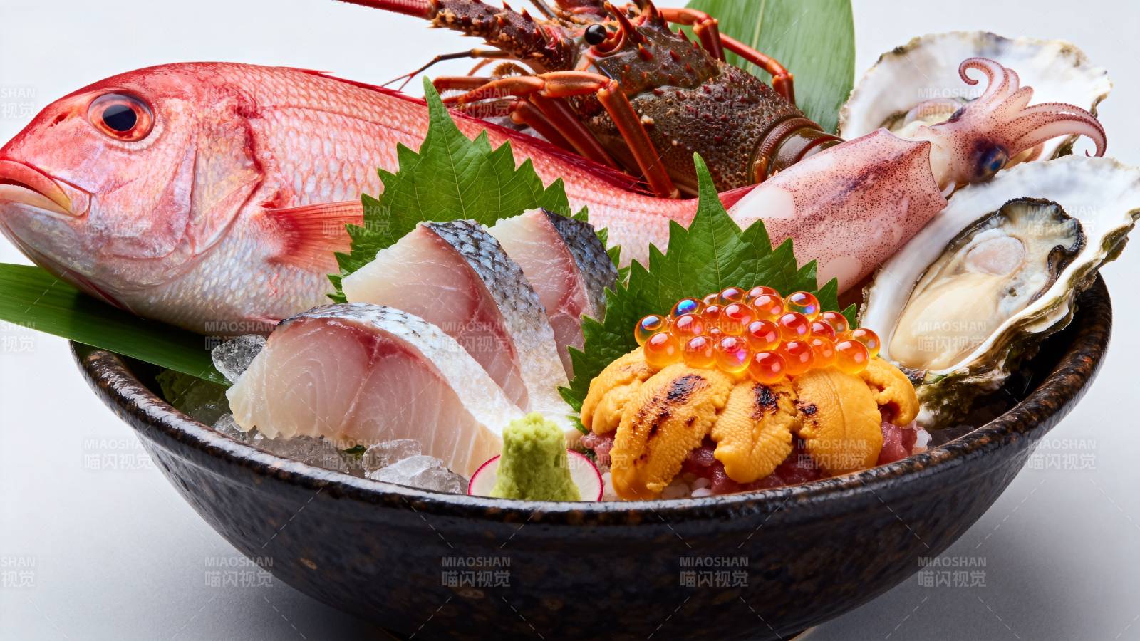 海鲜拼盘盛宴图片