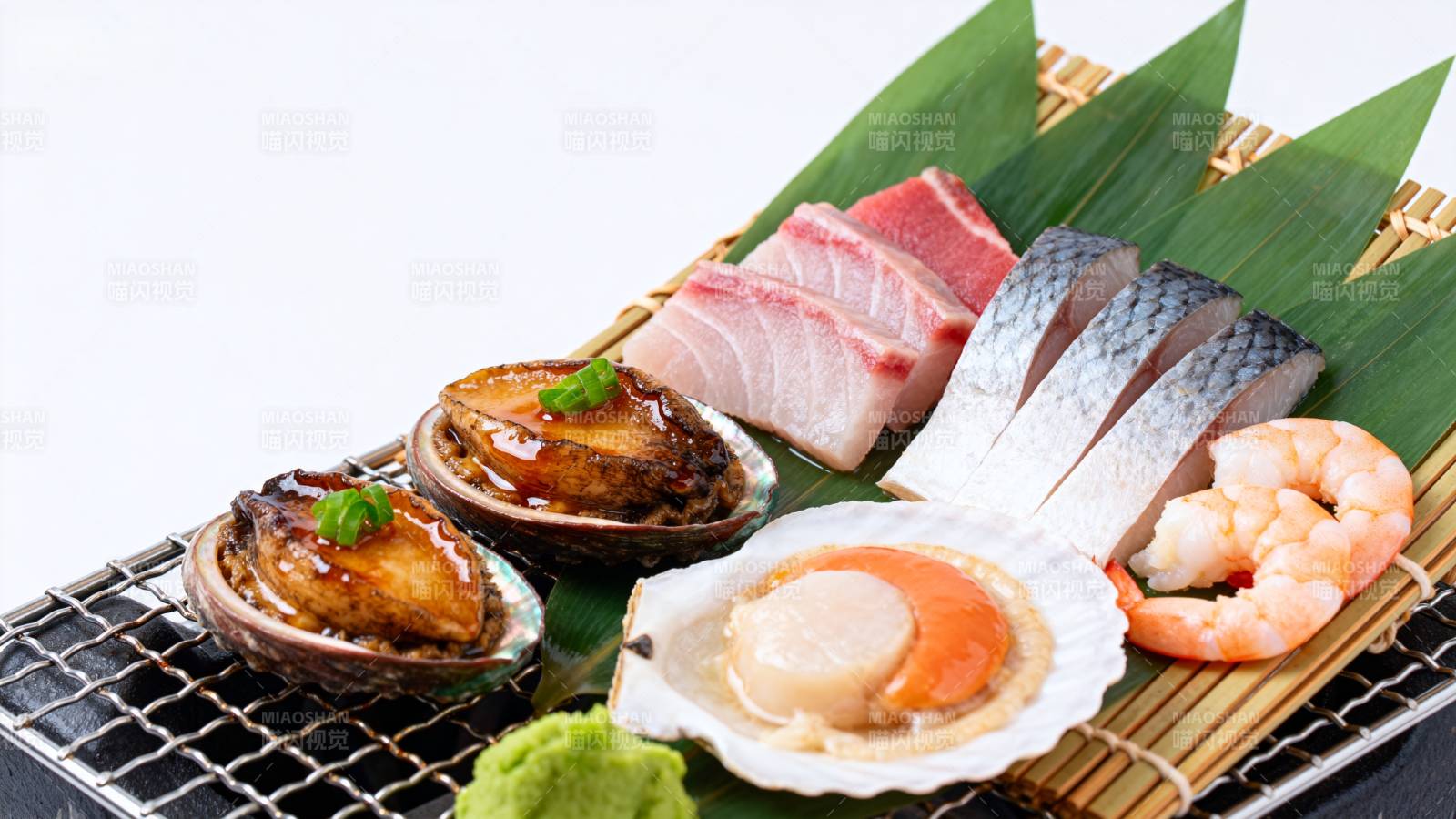 日式海鲜拼盘图片