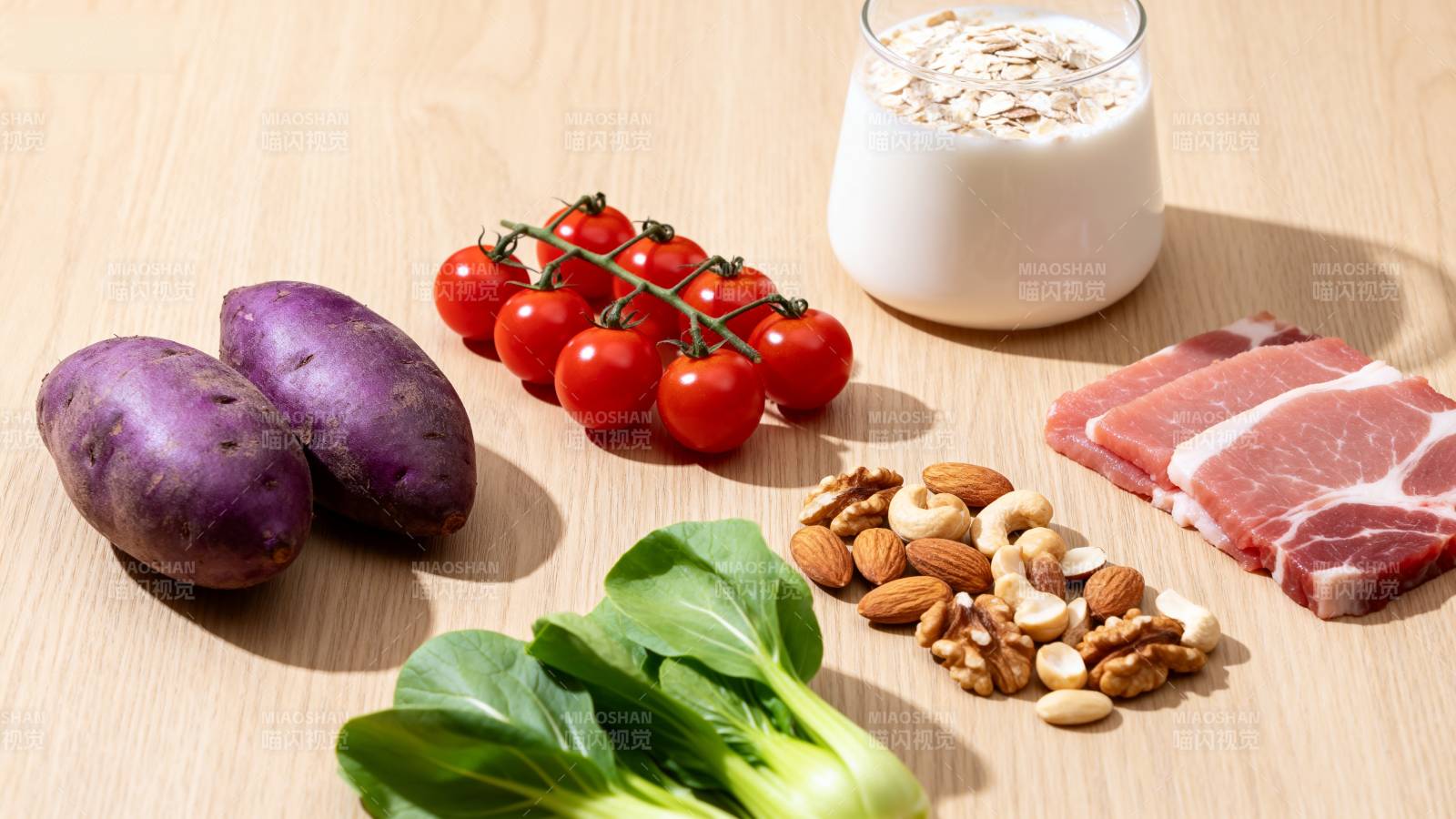 健康食材组合图片