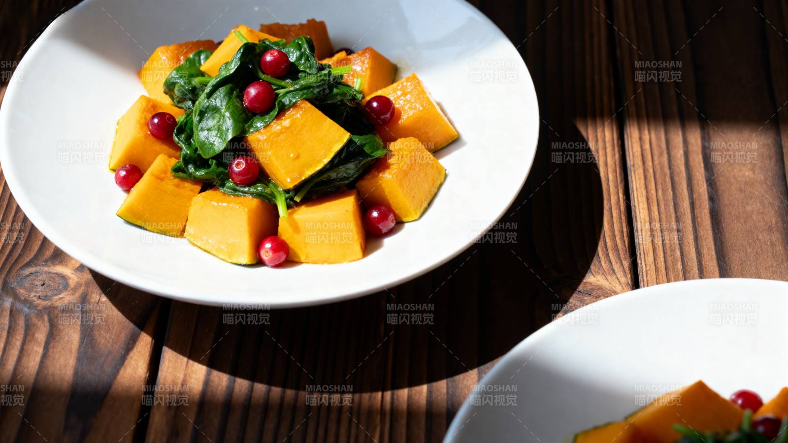 南瓜沙拉配蔓越莓图片