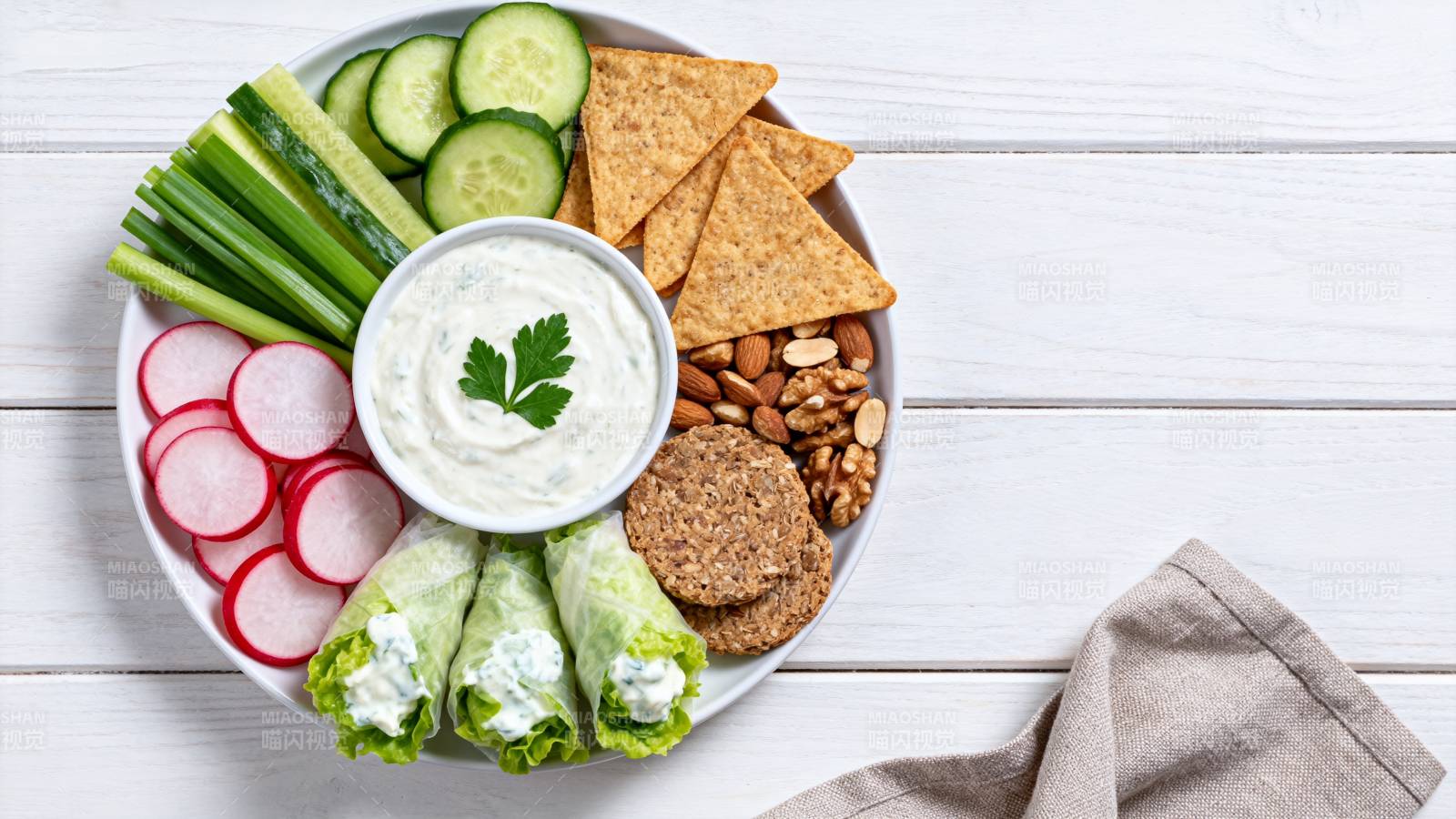 健康轻食拼盘图片