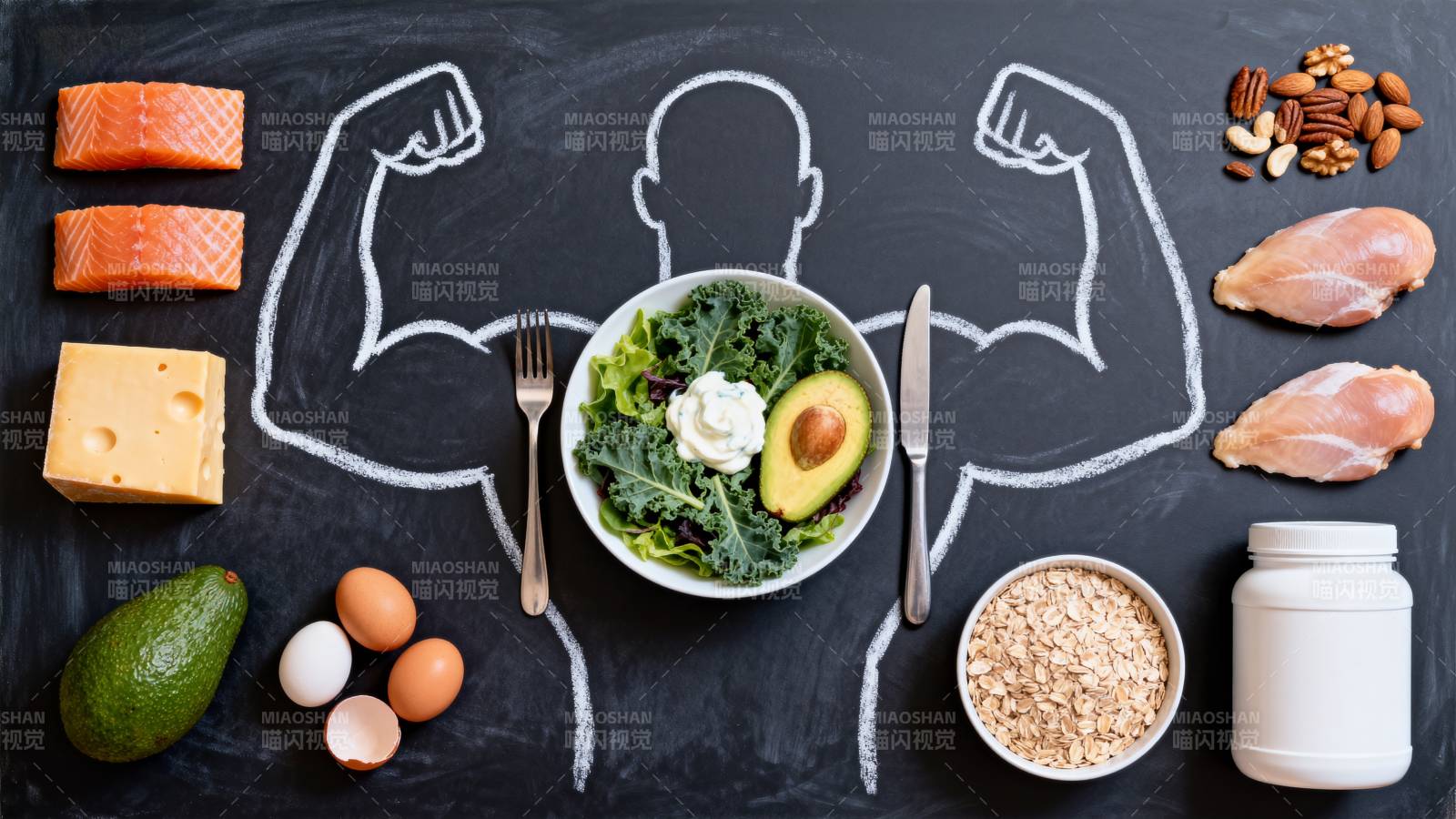 健康饮食强身计划图片