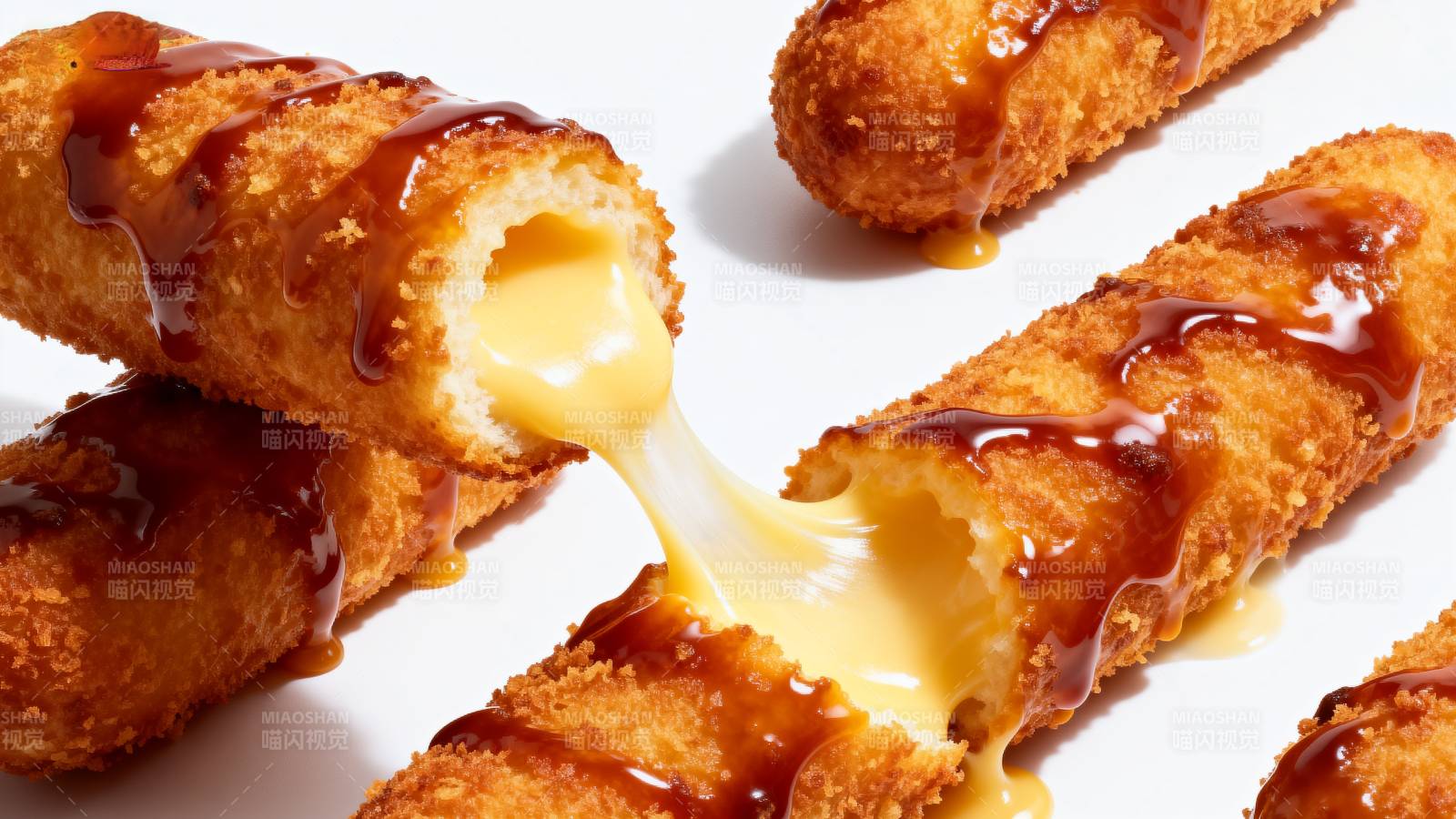 芝士条拉丝诱人图片