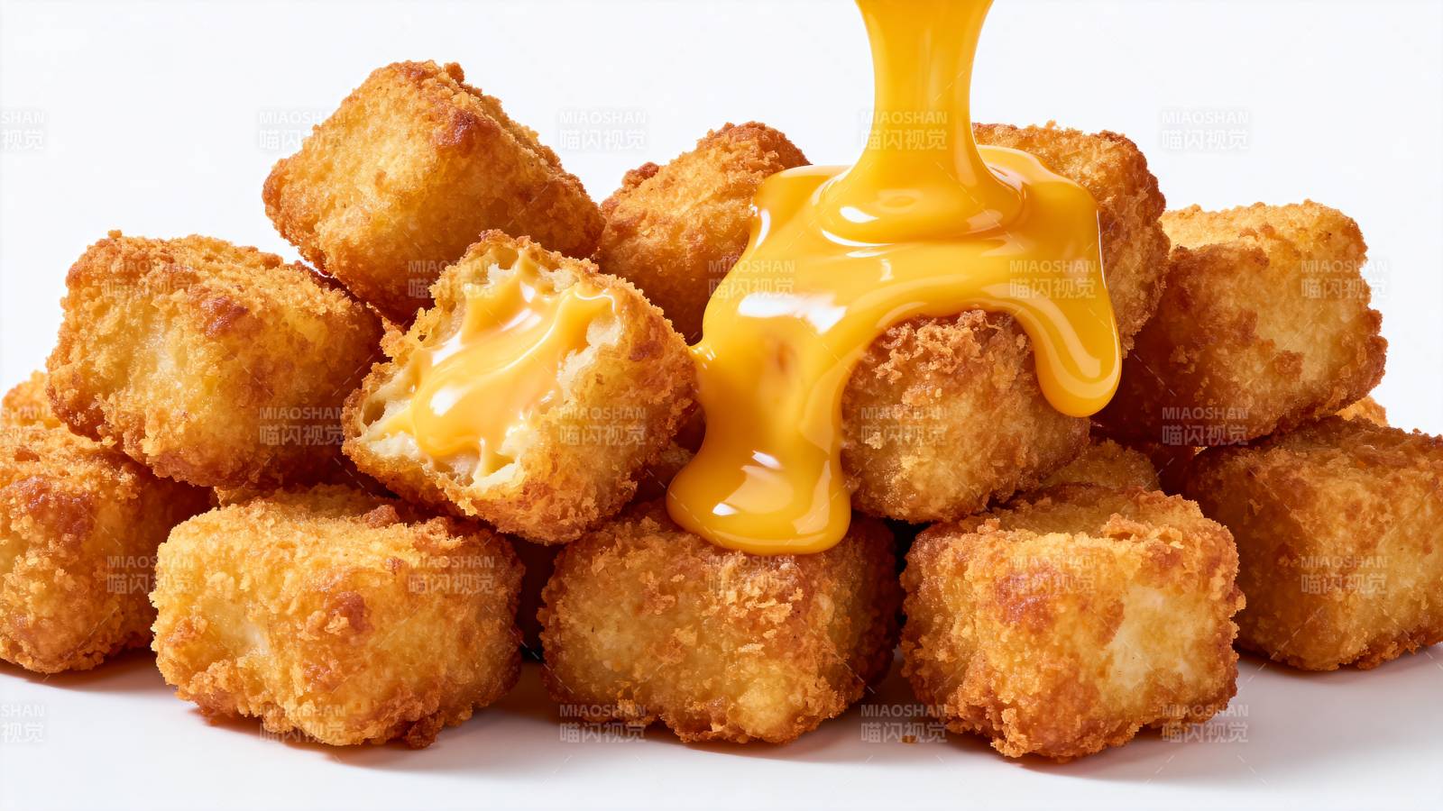 芝士薯块 金黄诱人图片
