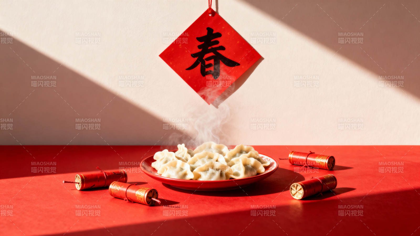 春日饺子香图片