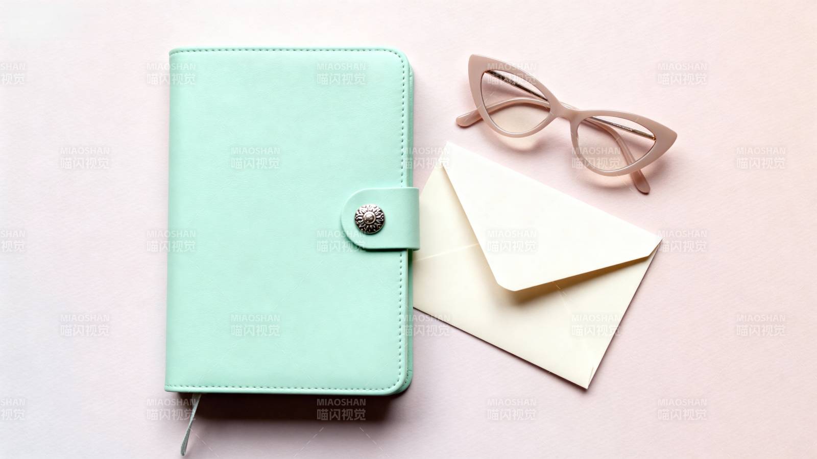 清新文具搭配图片