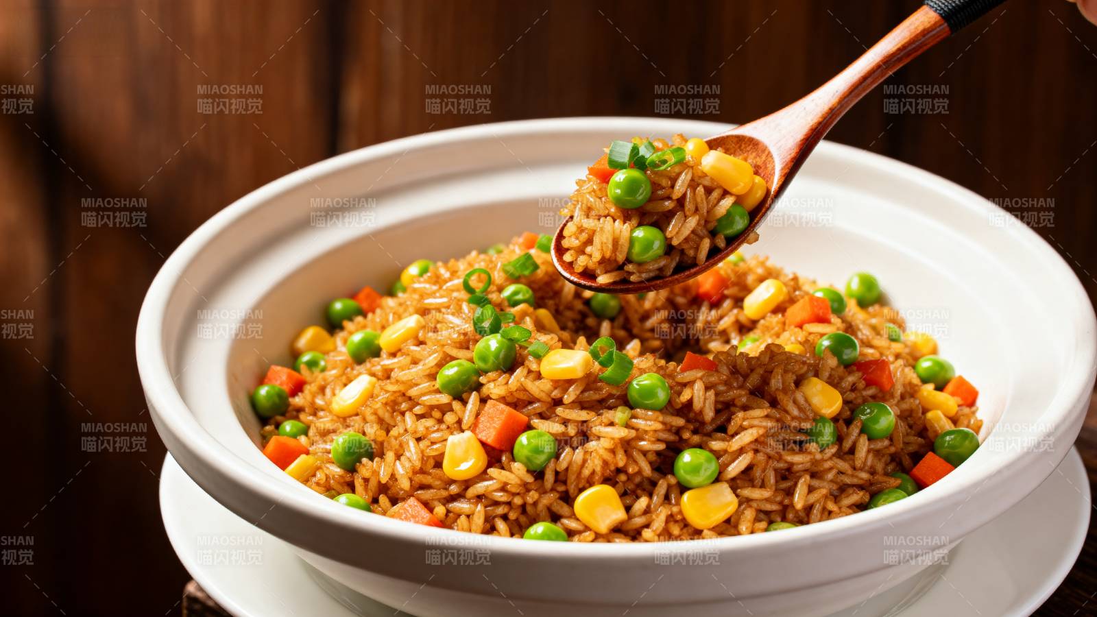 美味炒饭 色彩缤纷图片