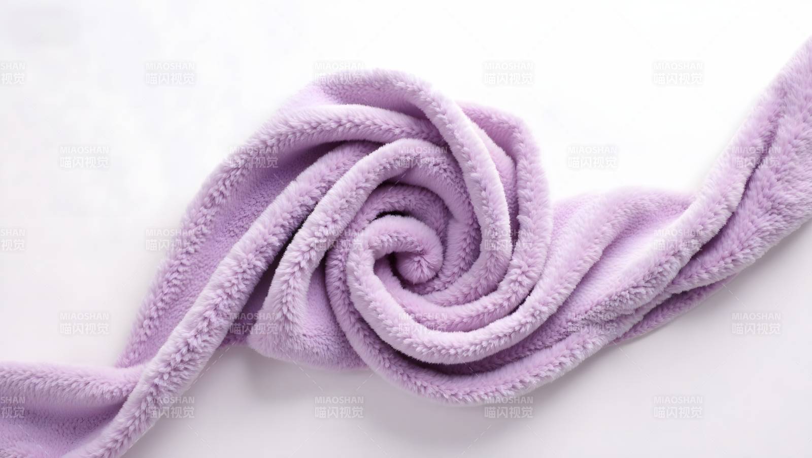 淡紫毛毯螺旋卷图片