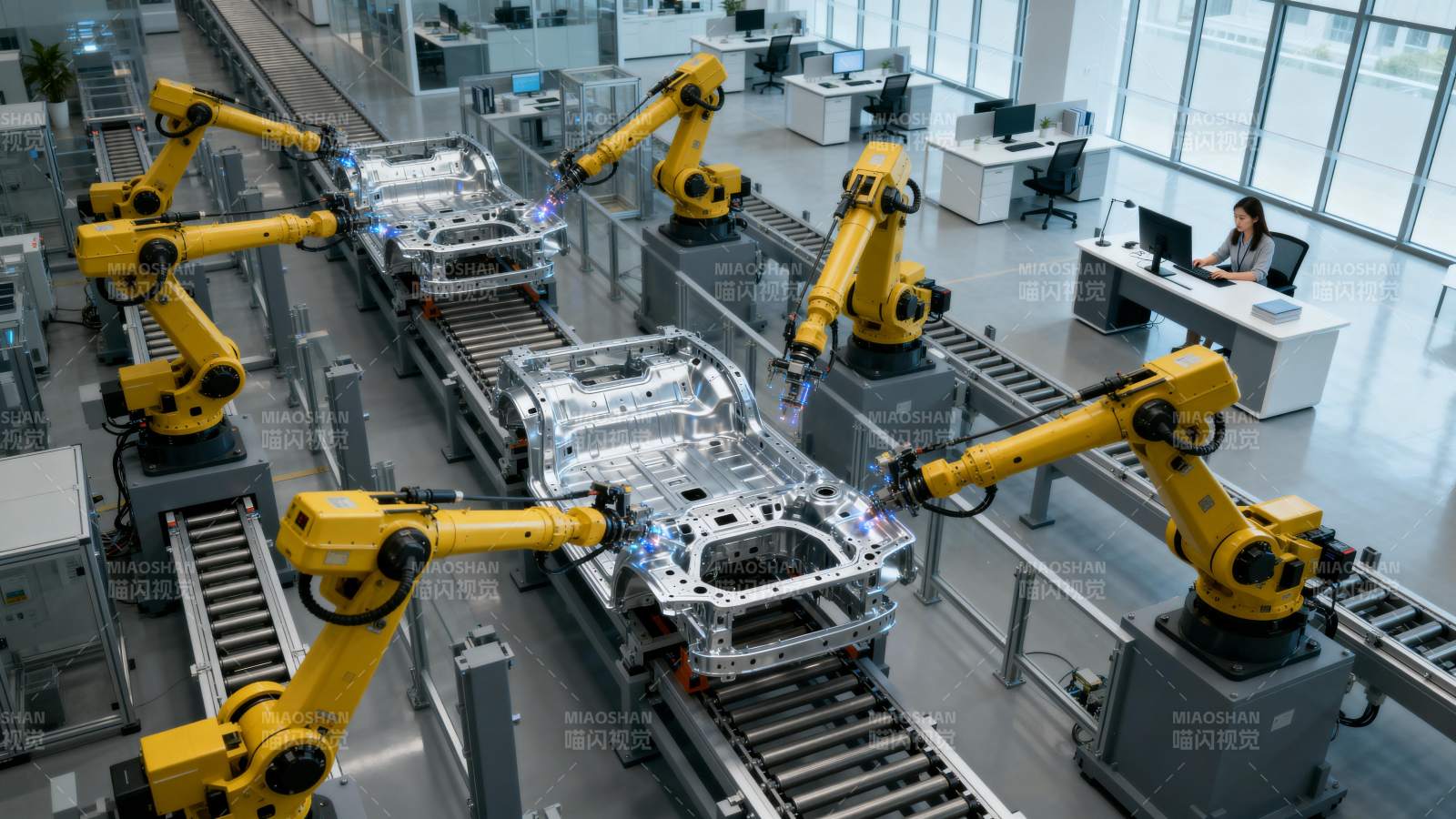 智能工厂自动化生产图片