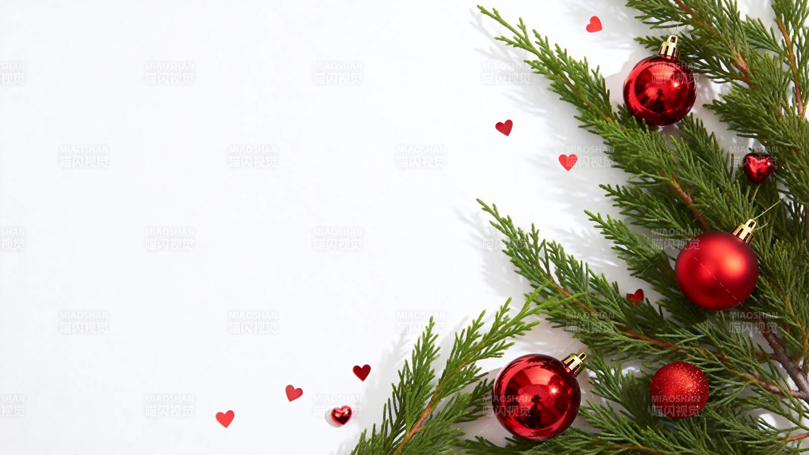 圣诞装饰枝条图片